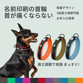 首輪 犬 ペット 首に優しい首輪 おしゃれ 柔らかい 反射式犬用首輪 犬の首輪 軽量 光る やわらか 小型犬 中型犬 夜 夜間 反射 散歩 痛くない 軽い 犬用 柔らかい ソフトパッド 大型犬 かっこいい シンプル 送料無料 ギフト