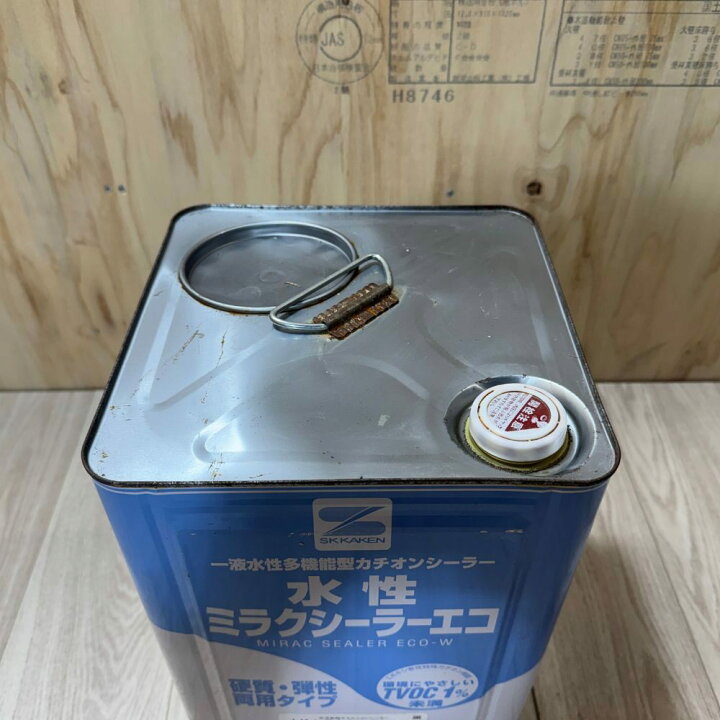 楽天市場】エスケー化研 水性ミラクシーラーエコ クリアー 15kg 開封未 
