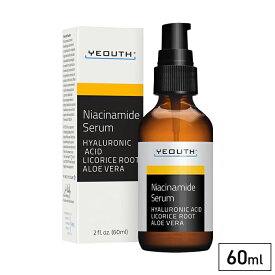 【レビュー投稿で20%OFFクーポンGET】 YEOUTH ナイアシンアミド美容液 30ml / 60ml 毛穴 ハリ 保湿 角質 乾燥 美容液 セラム スキンケア エイジングケア ヒアルロン酸 YEOUTH ユース 公式