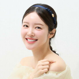 リボンモチーフ カチューシャ レディース ヘアアクセサリー 太め 幅広 大人可愛い 上品 韓国風 髪飾り 痛くなりにくい ヘアバンド