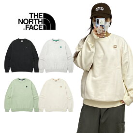 ＼おまけ付き／送料無料 THE NORTH FACE MINI LOGO EX SWEATSHIRTS ザノースフェイス 韓国正規品 トレーナー スウェット 大きいサイズ 秋 冬 長袖 トップス 刺繡 メンズ レディース 学生 通勤 通学 オシャレ 可愛い XXL 無地 コーデ