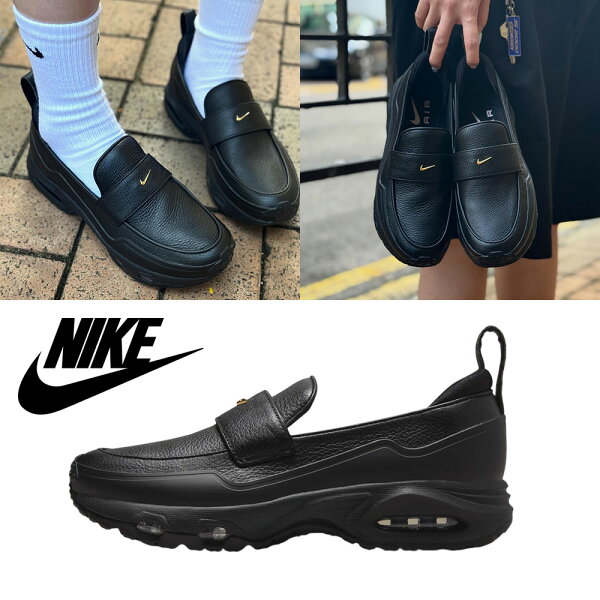 ★送料無料★  ナイキ ローファー IM8814-001 W NIKE AIR MAX PHENOMENA Black Metallic Gold エアマックス フェノミナ 秋 冬 レディース 大人気 スリッポン スニーカー シューズ 【韓国正規品/関税込】
