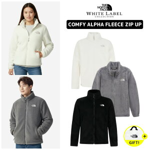 �������������m�[�X�t�F�C�X �t���[�X THE NORTH FACE COMFY ALPHA FLEECE ZIP UP �z���C�g���[�x�� �؍����� �W���P�b�g �A�E�^�[ �������� �t �H �~ �g���� �_�炩�� �����Y ���f�B�[�X ������� NJ4FR50 