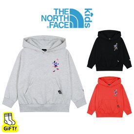 ☆最大2000円クーポン☆ 送料無料 ノースフェイス キッズ パーカー THE NORTH FACE K'S BOLDRIX HOODIE 韓国ノースフェイス フーディー 長袖 トップス 子供服 男の子 女の子 通学 遠足 カジュアル デーリー 春 秋 NM5PS08S NM5PS08T 【韓国正規品/関税込/靴下 ギフト】