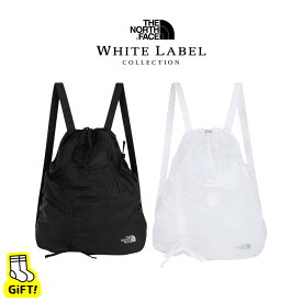 ☆送料無料☆ ノースフェイス ナップサック THE NORTH FACE BONNEY SR DRAWSTRING BAG WHITE LABEL ホワイトラベル 韓国ノースフェイス ドローストリングバッグ ジムサック シャーリング リュック バックパック 軽量 レディース NN2PS17 【韓国正規品/関税込/靴下 ギフト】