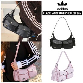 ★送料無料★ アディダス ハンドバッグ KW4748 KW4749 ADIDAS CLASSIC SPORT WOMEN SHOULDER BAG ショルダーバッグ バッグ かばん スポーツバッグ トートバッグ 韓国アディダス レディース BLACK PINK ブラック ピンク 【韓国正規品/関税込】