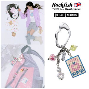 [��������] ���b�N�t�B�b�V���E�F�U�[�E�F�A �L�[�����O Rockfish Weatherwear [× ILLIT] KEYRING �o�b�O�`���[�� �L�[�z���_�[ �L�[�`�F�[�� �J�i�r�i �A�C���b�g�R���{ �y�؍����K�i/�֐ō��z