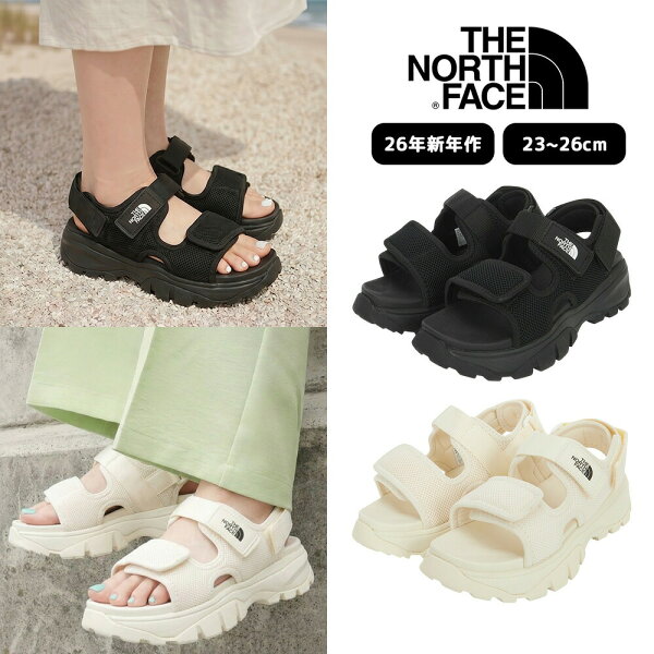 ★送料無料★ ノースフェイス サンダル THE NORTH FACE W VELCRO SANDAL 韓国ノースフェイス 靴 シューズ スポーツサンダル 厚底 ベルクロ メッシュ NS82S04A NS82S04B 【韓国正規品/関税込】