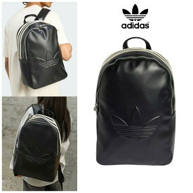 ★送料無料★ アディダス リュック JC5999 ADIDAS ORIGINALS PU BACKPACK OUTLINE TREFOIL アディダス オリジナルス ポリウレタン バックパック アウトライントレフォイル リュックサック かばん BLACK 黒 ブラック 通勤 通学 【韓国正規品/関税込】