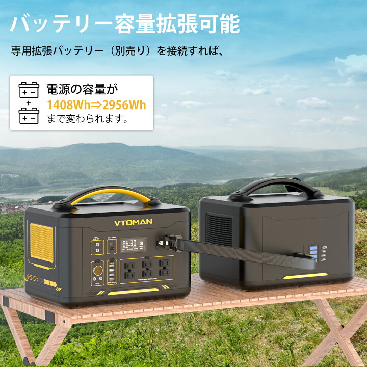 楽天市場】VTOMAN JUMP1000 ポータブル電源 VS220 ソーラーパネル 