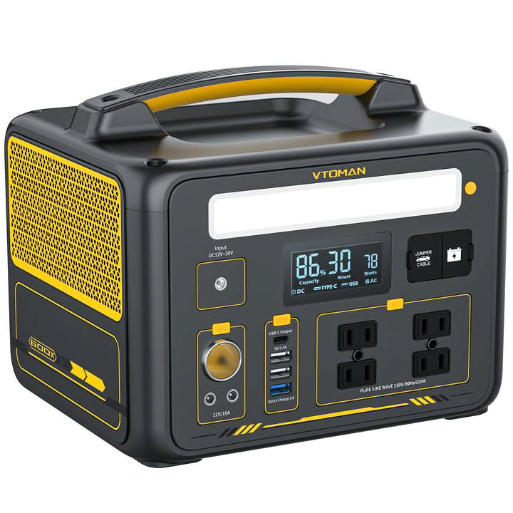 楽天市場】VTOMAN JUMP600X ポータブル電源 大容量 小型 299Wh 