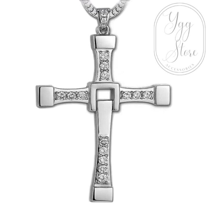 楽天市場】【新色入荷】クロス ネックレス 十字架 ワイルドスピード 