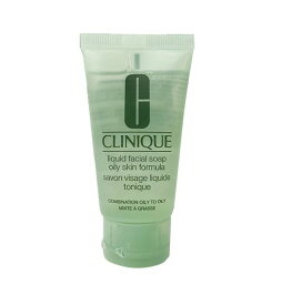 【楽天スーパーSALE】CLINIQUE クリニーク 【サンプルお試し品】リキッドフェイシャルソープ オイリースキンフォーミュラ 30ml スキンケア　洗顔フォーム プレゼント　母の日　敬老の日　彼女 誕生日