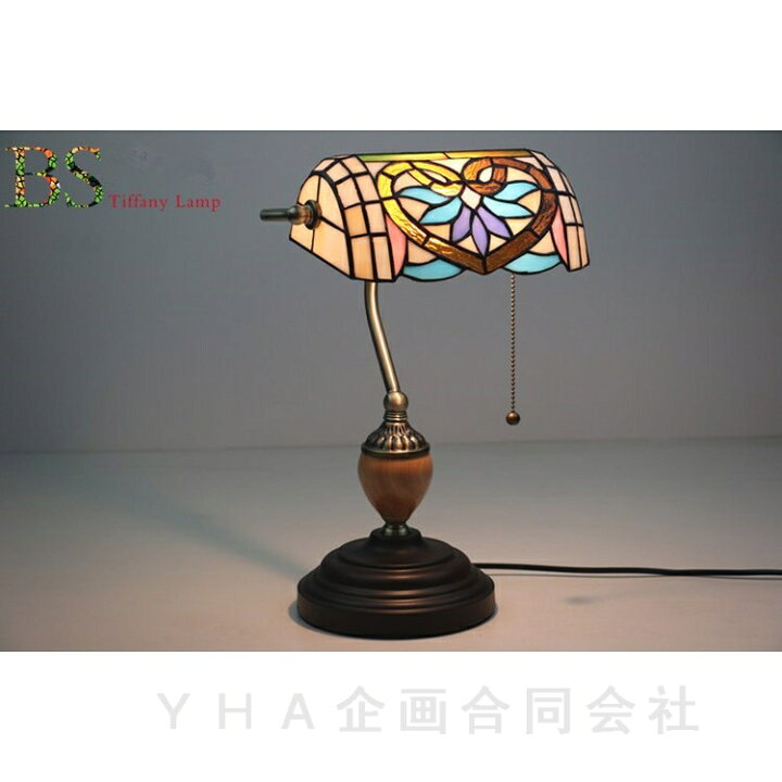 楽天市場】工芸品 ステンドグラスランプ 手作り 卓上ライト テーブル 