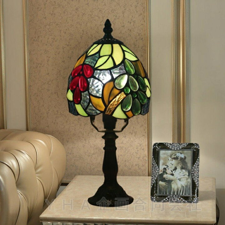 楽天市場】工芸品 ステンドグラスランプ 手作り ステンドグラス ガラス 