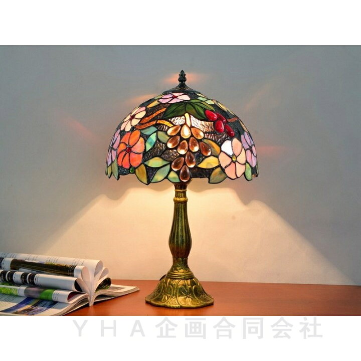 楽天市場】工芸品 ステンドグラスランプ 手作り おしゃれ 高品質 電気 