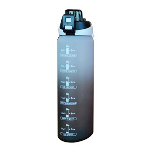 ★水筒 ウォーターボトル グラデーション スポーツボトル 水差し 1000ml 直飲み 携帯型 耐冷耐熱 漏れ防止 男女兼用 超軽量 アウトドア ジム ハイキング キャンプ ランニング プラスチック メ