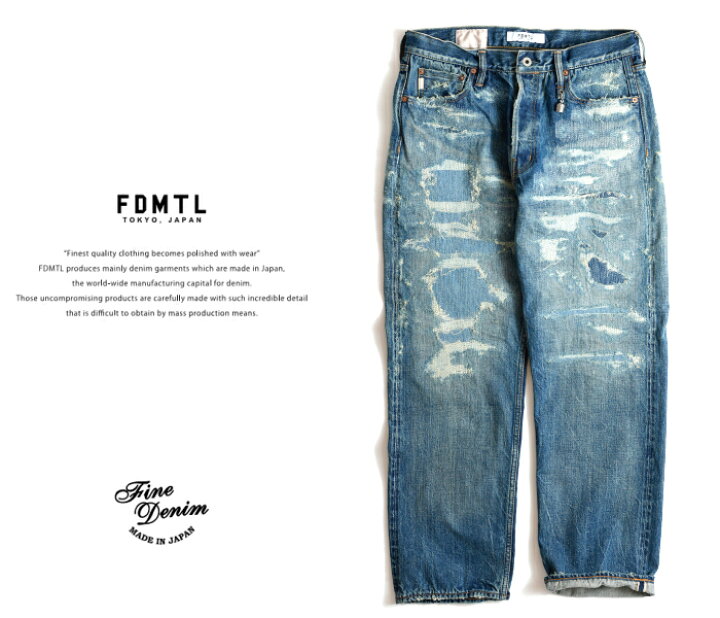 楽天市場】FDMTL fa24mg117 CLASSIC STRAIGHT DENIM CS117 クラシック 