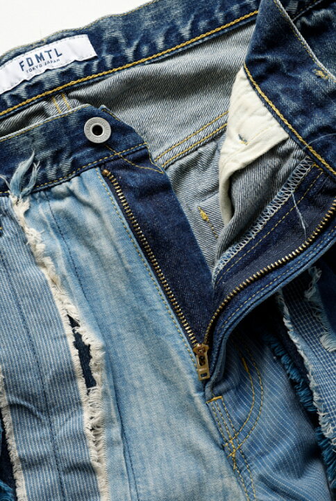 楽天市場】FDMTL fa24mt110 SLIM FIT DENIM CS110 帯 ストライプ 