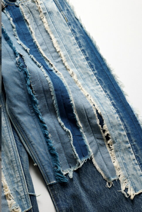 楽天市場】FDMTL fa24mt110 SLIM FIT DENIM CS110 帯 ストライプ 