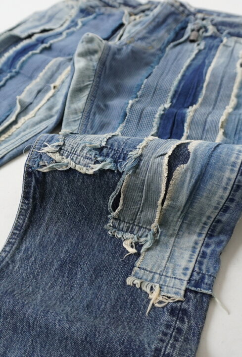 楽天市場】FDMTL fa24mt110 SLIM FIT DENIM CS110 帯 ストライプ 