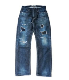 SCISSORMAN シザーマン 1003 KURASHIKI JEANS ソリッドタイプ 刺子切替 リアルユーズド クラッシュリメイクストレートジーンズ　岡山児島製　倉敷ジーンズ　児島ジーンズ　倉敷デニム　和　刺子　リメイクデニム