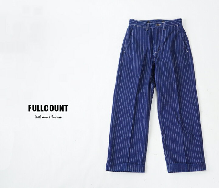 楽天市場】FULLCOUNT フルカウント 1128 Indigo Wabash Stripe Farmers 