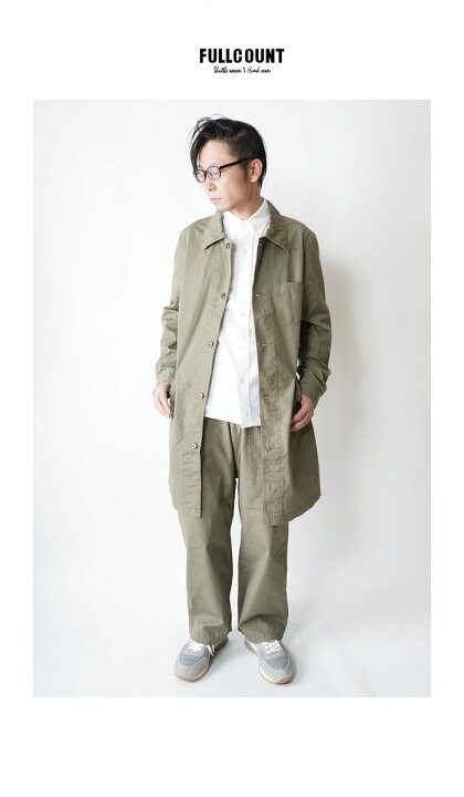 楽天市場】【FULLCOUNT(フルカウント)】2888 POPLIN ATELIR COAT 