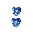 サファイア　ハートシェイプ　2個セット4mm　2個合計　0.63ct　sold out