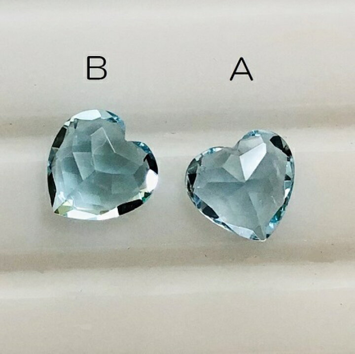 楽天市場】アクアマリン ハートカット ルース : gem-ichinose