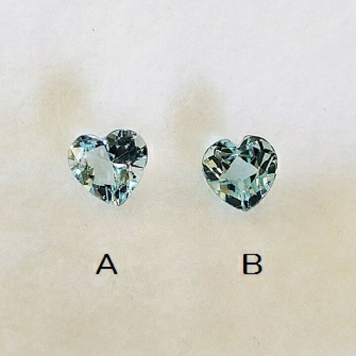 楽天市場】アクアマリン ハートカット ルース : gem-ichinose