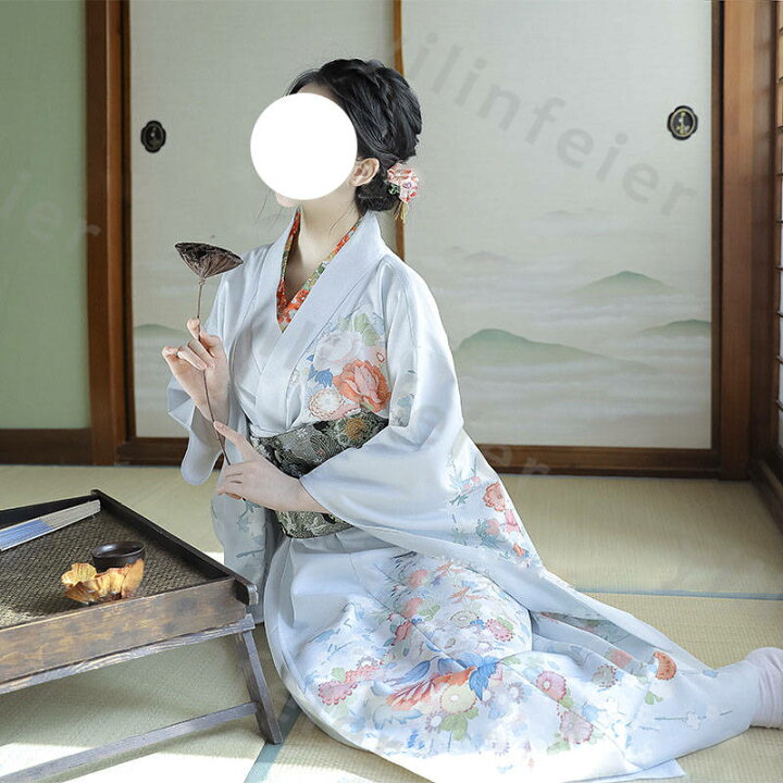 楽天市場】2点セット 41色 振袖 浴衣 レディース コスプレ 衣装 着物 