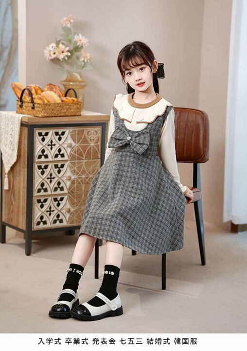 楽天市場】子供服 女の子 ワンピース キッズ ワンピース韓国風 