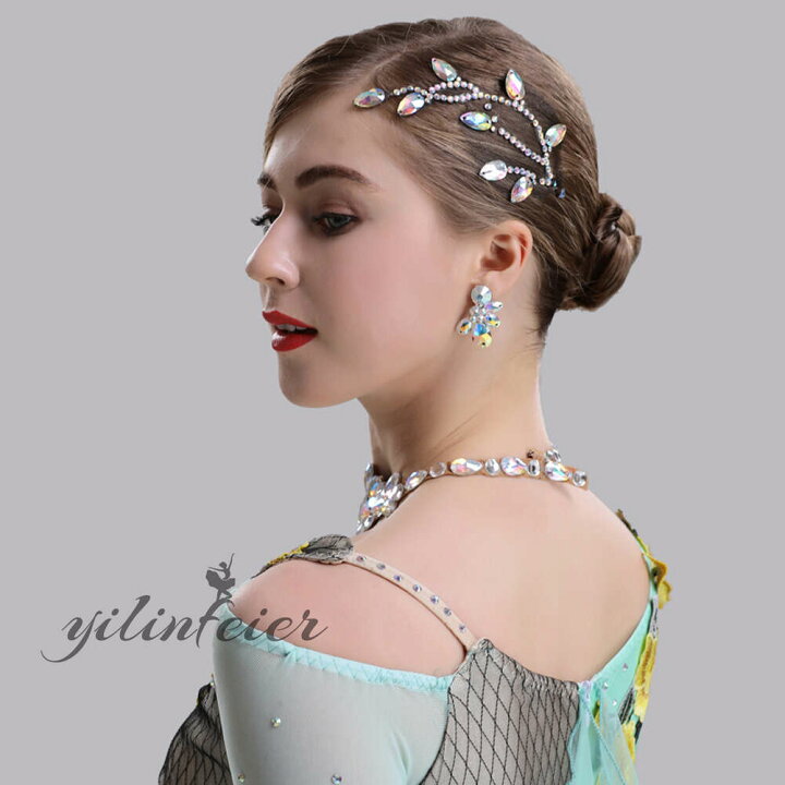 楽天市場】社交ダンス ヘアアクセサリー 髪飾り ヘアオーナメント 