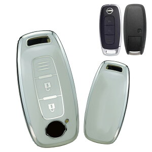 「送料無料」 ONTTO ニッサンに適合 スマートキーケース キーカバー 可愛い キーバッグ オシャレ 日産に適用 新型エクストレイル T33系 アリア B6 B9 サクラ インフィニティ等3ボタン リモコン