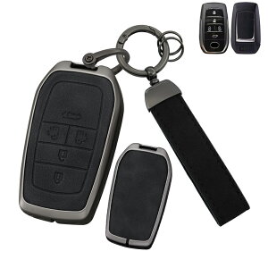 送料無料 ontto アルファードに適応 キーケース トヨタ用 キーバッグ オシャレ キーカバー 亜鉛合金+PUレザー TOYOTA ヴェルファイア ヤリスクロス RAV4-PHV等に適応 キーボックス レザーバックル