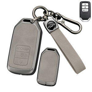 送料無料 ontto Hondaに適応 キーケース 本田 キーバッグ オシャレ キーカバー 亜鉛合金+PUレザー ホンダ 新型WR-V フリード ヴェゼル オデッセイ シビック アコード フィットに適用 キーホルダー