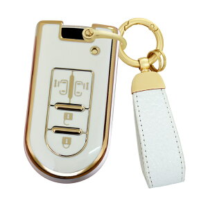 送料無料 ONTTO ダイハツに適応 両側スライドドア スマートキーケー ススパンコール バックル キラキラ 保護 キーカバー フラグ キーホルダー Daihatsuに適用 新型ムーヴ タント ムーヴキャンバ