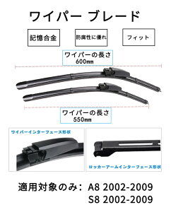 �������� ONTTO �A�E�f�B���� ��p�݌v ���C�p�[�u���[�h 550mm 600mm 575mm Audi A4 S4 RS4 A6 S6 RS6 A8 S8�ɓK�� ���C�p�[ �E�n���h���p �V�X�e���Y �t�����g���C�p�[ �J �� ����̏��� ���͝��� ���C�p�[