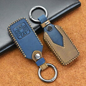 送料無料 ONTTO トヨタ スマート キーケース キーカバー オシャレ 手触りいい 高級 キーホルダー TOYOTA エスティマ/ノア / ヴォクシー60/70系 ヴェルファイア リモコンキー ケース 車用 クレージホースレザー