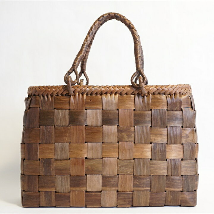 楽天市場】山胡桃木 籠 バッグ かご 男女兼用 やまくるみ オリジナル新  