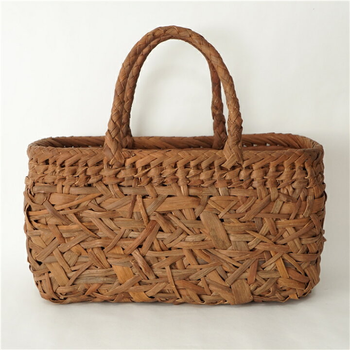 楽天市場】乱れ編み 山葡萄 かご 籠 バッグ 一番皮 中布と内ポケット  