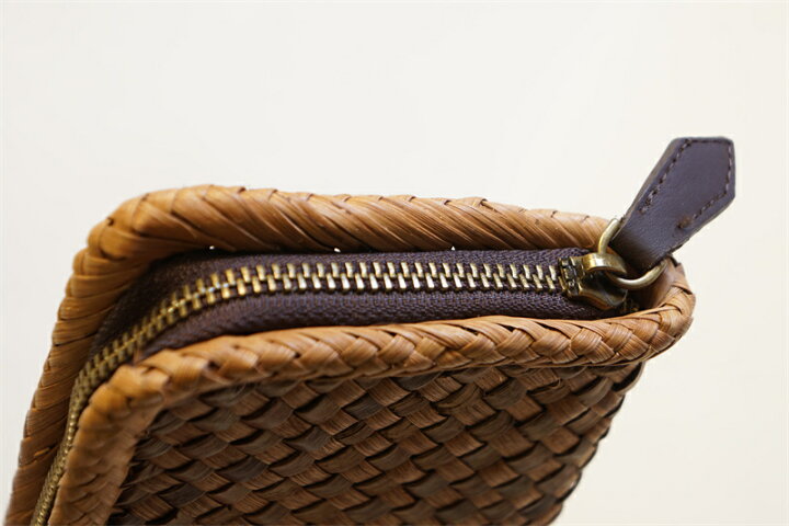 楽天市場】長財布 くるみ 山胡桃木 山葡萄 籠 バッグ 小銭入れ ポーチ  