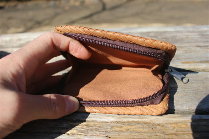 楽天市場】コインケース 小銭入れ 山胡桃木 山葡萄長財布 くるみ 籠  