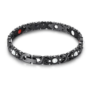 純銅製ジュエリー 純銅磁気ブレスレット エネルギーマグネット付き 磁気ブレスレット ストレス解消 減量 痩身 調節可能 健康エネルギー 高磁石 瞑想 ヨガ