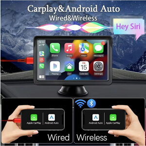 Hippcron CarPlay Android Auto J[WI }`fBA rfI v[[ 7 C` |[^u ^b` XN[ USB AUX t A r[ J