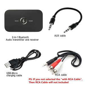 Bluetooth 5.0 I[fBIgX~b^V[oXeI 3.5 ~[g AUX WbN RCA USB hOyCXA_v^J[Lbg PC TV wbhtH