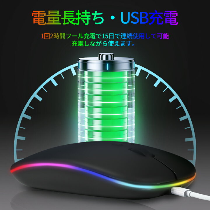 楽天市場】【限定爆安☆950円】ワイヤレスマウス Bluetooth 5.0 マウス 