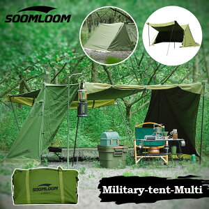 SOOMLOOM ~^[eg Military tent Multi ˌt R eg pbveg VF^[eg \ Lv eg lp TCf |Rbg hhJ ^[vXy[X RpNg A[