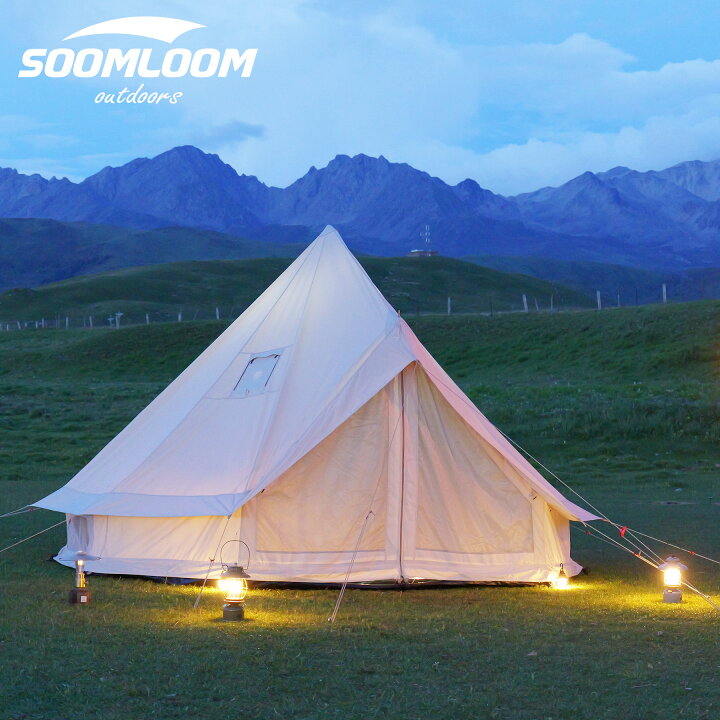 楽天市場】楽天スーパーセール全品P5倍☆Soomloom テント 3〜4人用  